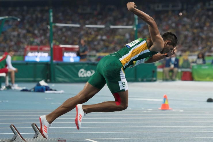 Wayde van Niekerk 400m start